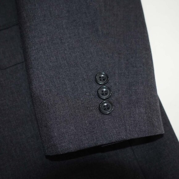 Alexandre London Savile Row Men's Suit Jacket Size 40 Regular Charcoal Gray 40R - Picture 4 of 9